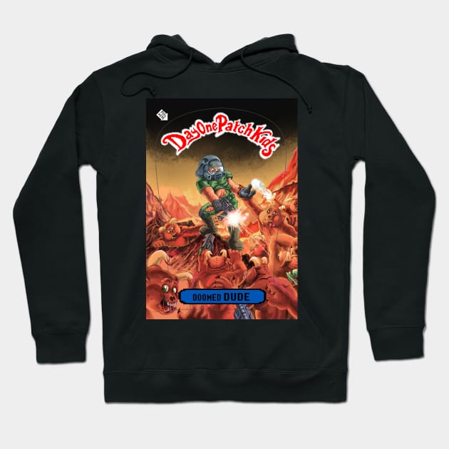 Day One Patch Kids 019 ( Doomed Dude ) 80s toys Hoodie by RottenTanuki